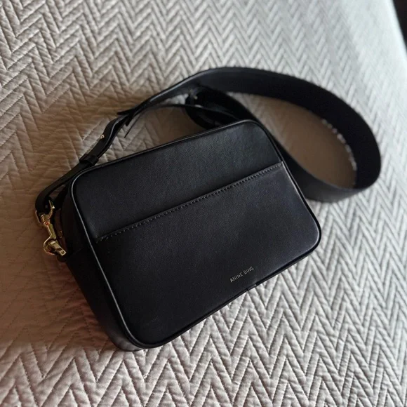 🎉WEEKEND SALE🎉Anine Bing Solid Black Alice Bag - Picture 2 of 15